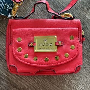 🆕Nicole Miller Coral Gold Crossbody